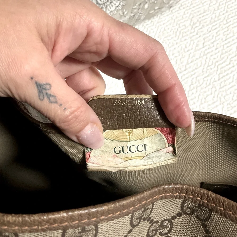 Vintage Gucci Brown Tote Bag
